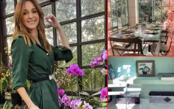 Las fotos del hermoso invernadero de Vero Lozano donde recibe a sus amigos: está lleno de orquídeas y plantas exóticas