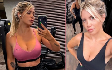Cómo es el espectacular gimnasio privado de Wanda Nara en su exclusiva mansión de Milán