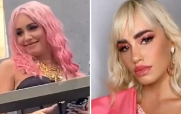 El video del grosero gesto de Lali Espósito con un grupo de fanáticos que la esperaba fuera del estudio de La Voz