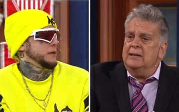 ¡Hasta las manos! El tremendo cruce al aire de Luis Ventura y Alex Caniggia