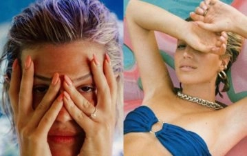 ¡Igual a Marilyn! La sesión de fotos de Stefi Roitman sin maquillaje en una pileta que generó mil comentarios