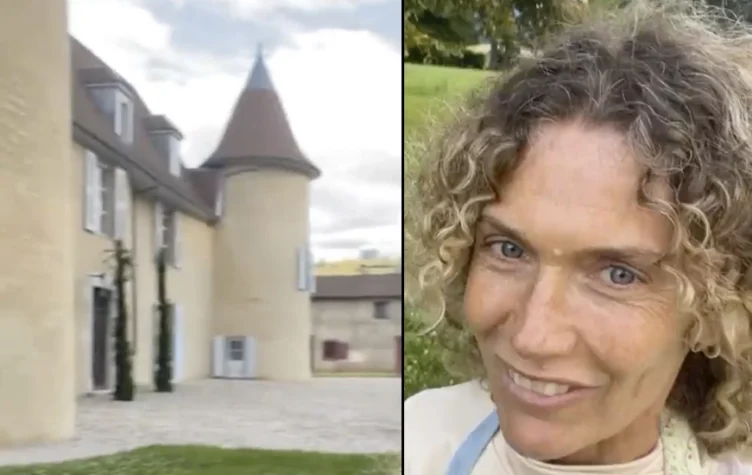 Maru Botana está varada en un castillo en Francia