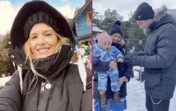 Cómo pasaron la tarde Mery del Cerro y su marido en medio de los rumores de separación