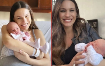 Modelo como la mamá: Pampita le hizo la primera producción de fotos a su beba Ana y es un amor