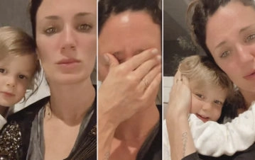 Paula Chaves rompió en llanto al escuchar una amorosa declaración de su hijo