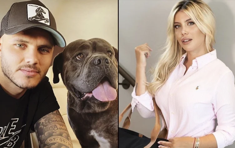 Wanda le hizo una escena de celos a Mauro Icardi