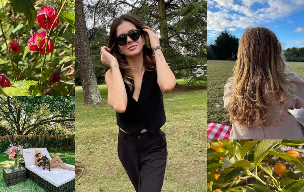 La China Suárez mostró el jardín de su casa