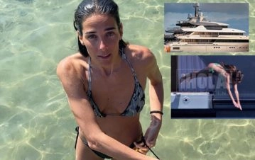 Cómo es y quién es el dueño del yate en el que Juana Viale y su hija disfrutaron el verano europeo