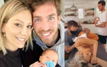 ¡A flor de piel! Noelia Marzol se tatuó a su esposo y su hijo Donatello en una zona muy jugada de su cuerpo