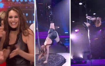 A dos semanas de ser mamá, Pampita la rompió bailando el caño en vivo y apuntó a las críticas