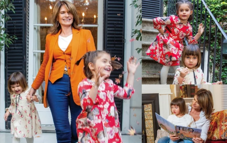 Teresa Calandra posó con sus nietas