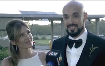 El sorprendente anuncio de Abel Pintos a minutos de su boda con Mora Calabrese: “La idea es…”