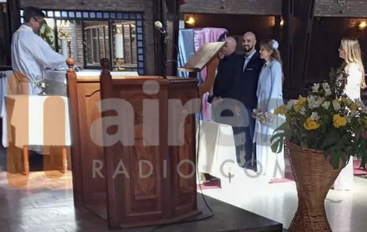 Abel Pintos se casó por iglesia