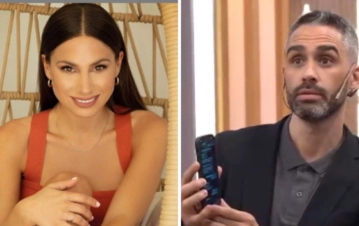 Tefi Russo, la esposa del Pollo Álvarez, le pidió al aire que hable de sus romances con famosas