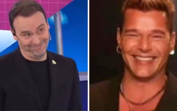 En Intrusos revelaron a quién se parece Ricky Martin tras tocarse la cara y… ¡está igualito!
