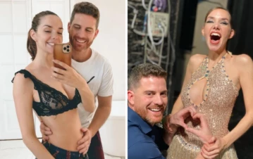 El romántico posteo del novio de Julieta Nair Calvo cuando ella anunció que espera el primer hijo de la pareja