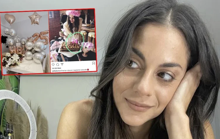 Emily Lucius se saca edad