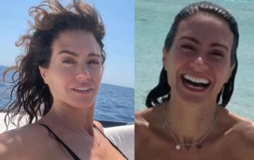 ¡Libre soy! A punto de empezar a grabar, Florencia Raggi mostró su foto más íntima saliendo del mar