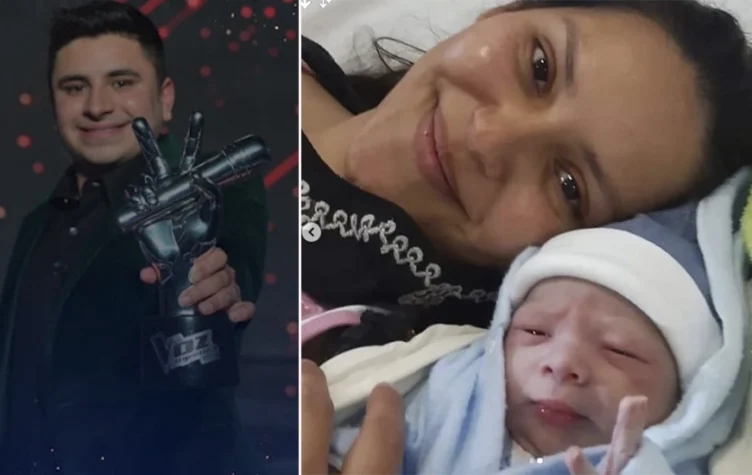 Francisco Benítez fue papá un día después de ganar La Voz Argentina