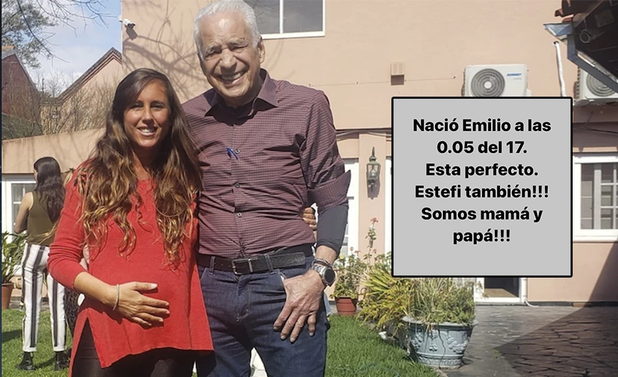 Alberto Cormillot fue papá a los 83 años