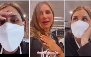 El horrible momento que pasó Micaela Tinelli en el aeropuerto tras regresar de su viaje a Miami