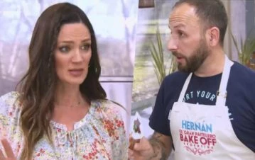 El tenso cruce entre Paula Chaves y Hernán de Bake Off, tras el mal momento que pasó el pastelero en la carpa