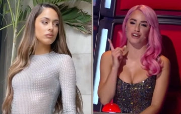Cuál fue la reacción de Tini Stoessel tras el mensaje que le mandó Lali Espósito en La Voz