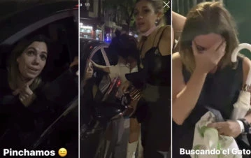 La accidentada noche de tres Angelitas en el estreno de la serie de Maradona