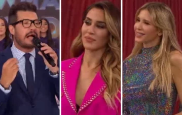 El palazo de Marcelo Tinelli a Guillermina Valdés y Jimena Barón después de la caminata de peregrinación de Pampita a Luján