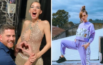 De cuatro meses, Julieta Nair Calvo compartió su rutina de gym para embarazadas