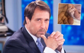 El nuevo Eduardo Feinmann: desde que nació su hija Esmeralda es un tierno que postea fotos y dedicatorias a la beba