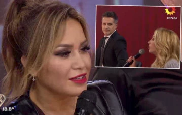 ¡Guerra total! El video de Yanina Latorre repitiendo lo que le "sopla" Angel de Brito del que se burló Karina La Princesita