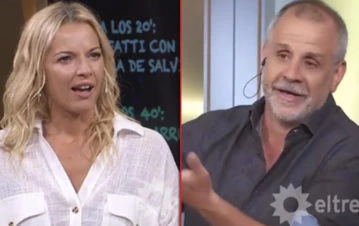 La reacción de Carina Zampini ante un picantísimo piropo al aire de Christian Petersen: “Usted me tiene que…”