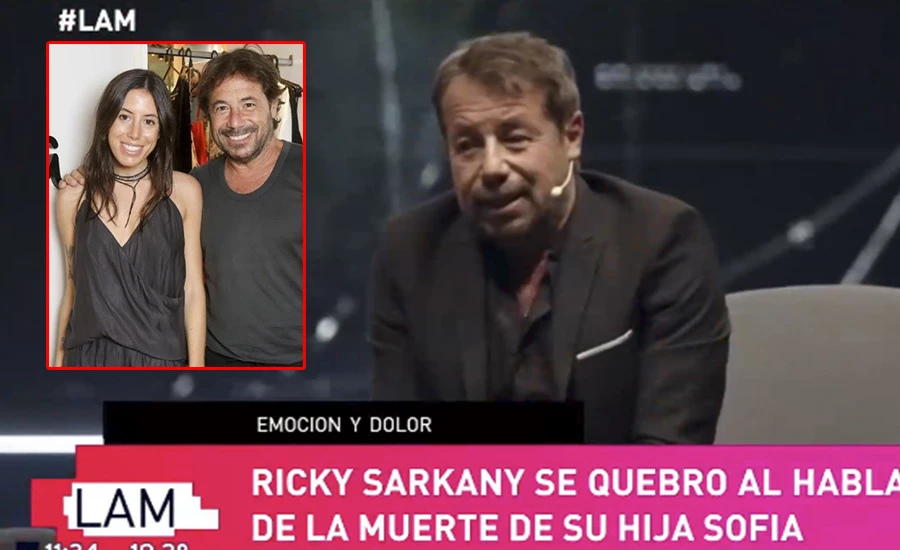 Ricky Sarkany recordó a su hija Sofía