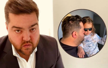 La contundente respuesta de Darío Barassi a un repudiable mensaje gordofóbico que le escribieron para él y su hija