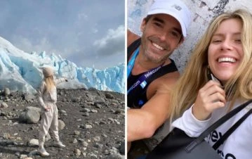 Qué amorosos: las fotos de la primera escapada romántica de Laurita Fernández y Nico Cabré al Calafate