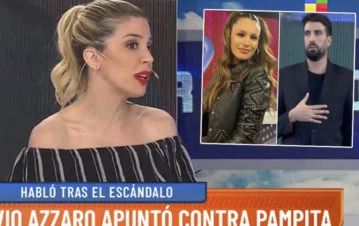 Virginia Gallardo acusó a Pampita de usar un golpe bajo para atacar a Flavio Azzaro y defender a su marido: "Fue grave lo del..."