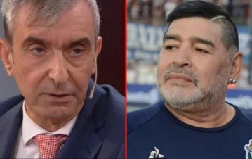 Nelson Castro reveló la extraña forma en la que fue enterrado Diego Maradona