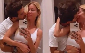 ¡Como adolescentes! El video del apasionado chape entre Nicole Neumann y su novio Manu Urcera