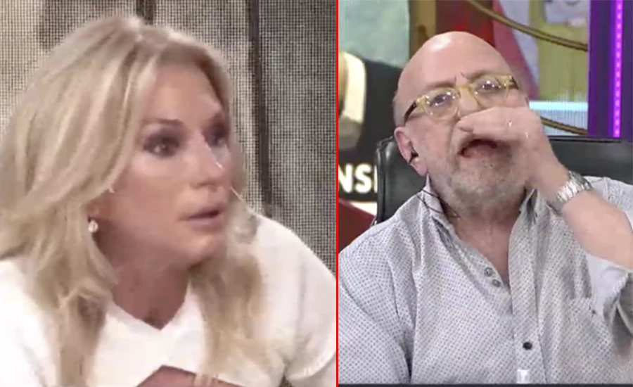 Tremendo cruce de Pagani y Yanina Latorre