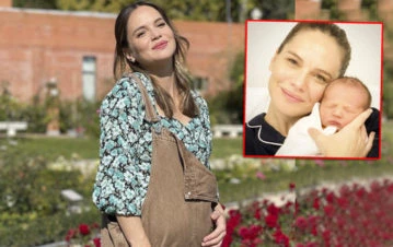 Luz Cipriota presentó a su bebé recién nacido con una tierna producción de fotos