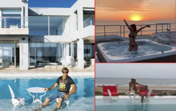 Cómo es la imponente mansión de Fernando Burlando y Barby Franco en Punta del Este