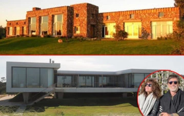 Aparecen fotos increíbles que muestran cómo son las dos mansiones de Nicolás Repetto en Punta del Este