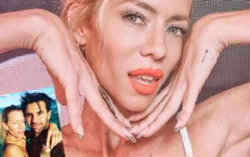 ¡Prueba de amor! Nicole Neumann se hizo un tatuaje “gemelo” con su novio millonario y lo mostró