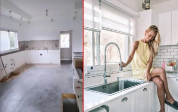 ¡Qué placer! ¡Qué lujo! El antes y después de la cocina de la mansión a la que se mudó Nicole Neumann