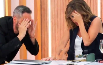 El video del accidente que sufrió Sandra Borghi en vivo en Nosotros a la mañana: “Así no puedo seguir”