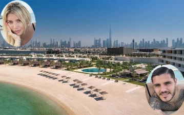 Cómo es y cuánto vale el lujoso hotel de Dubai en el que Wanda y Mauro Icardi dejaron atrás su escándalo con la China