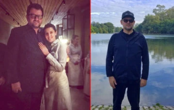 Qué hizo Christophe Krywonis para bajar más de 30 kilos: las fotos del antes y después