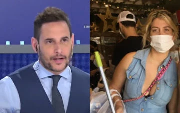 La filosa opinión de Rodrigo Lussich sobre la imagen viral de Wanda Nara en un mercado a cara lavada