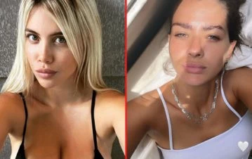 ¡Qué "casualidad"! Wanda Nara copió a la China Suárez y publicó una serie de imágenes hot